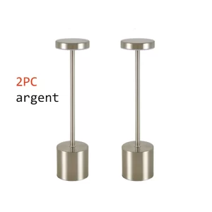 2pcs USB Rechargeable LED Desk Lamp Stepless Dimming Tricolor Touch Night Light Bedside Light Bar Hotel Decoration - Image 7