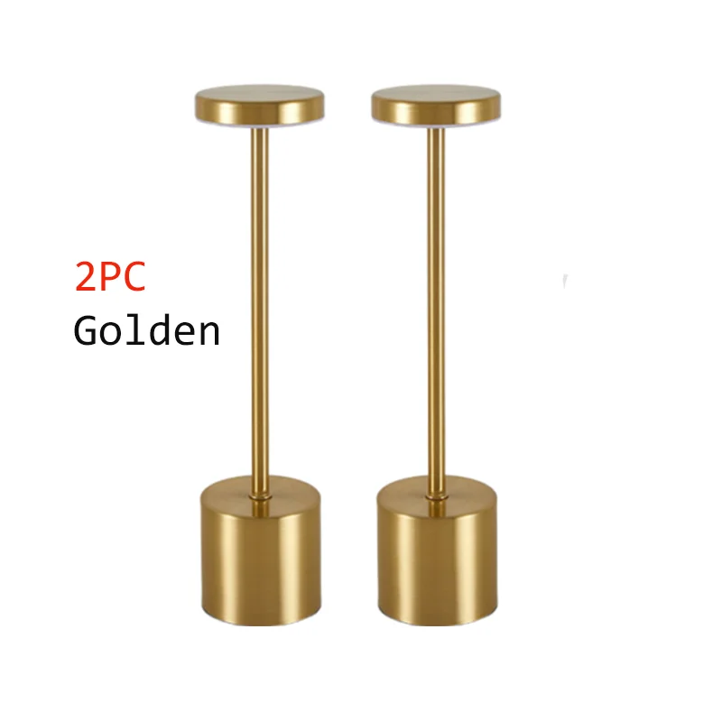 2pcs USB Rechargeable LED Desk Lamp Stepless Dimming Tricolor Touch Night Light Bedside Light Bar Hotel Decoration - Image 10