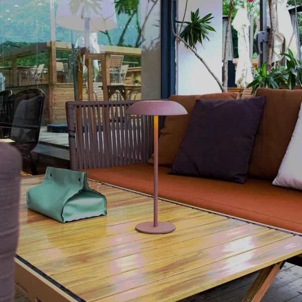 Cmoonfall Led Nordic Design Wireless Rechargeable Touch Mushroom Table Lamp For Study Luxury Home Decoration Desk Night Lights