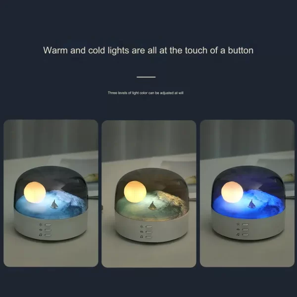 Creative Night Light Stepless Dimming Atmosphere Light Bedside Eye Protection Lamp Moon Romantic Gift Room Decoration Ornaments