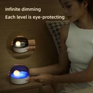 Creative Night Light Stepless Dimming Atmosphere Light Bedside Eye Protection Lamp Moon Romantic Gift Room Decoration Ornaments - Image 5