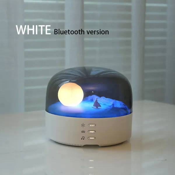 Creative Night Light Stepless Dimming Atmosphere Light Bedside Eye Protection Lamp Moon Romantic Gift Room Decoration Ornaments