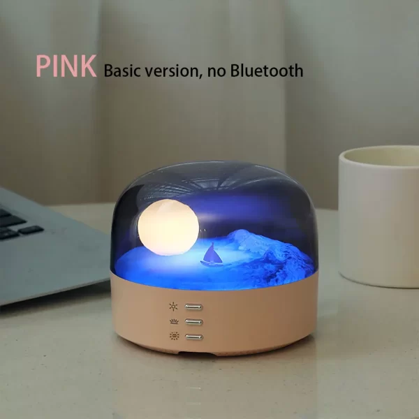 Creative Night Light Stepless Dimming Atmosphere Light Bedside Eye Protection Lamp Moon Romantic Gift Room Decoration Ornaments