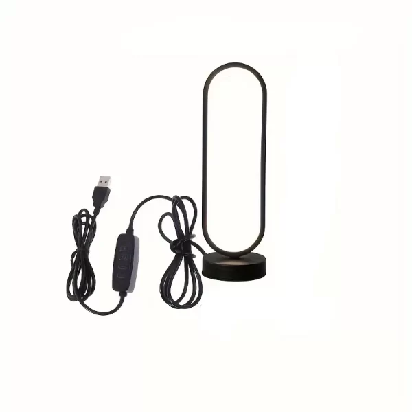 Lamp bedroom Ring Lamp Living Room Three-color Dimming Bedside Lamp LED Night Light