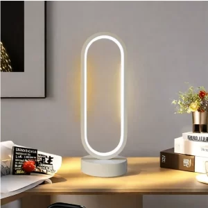 Lamp bedroom Ring Lamp Living Room Three-color Dimming Bedside Lamp LED Night Light - Image 7