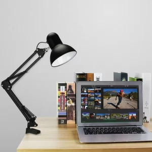 Modern Long Arm Led Lamp Desk Iron Ac85-220v E27 Base Folding Clamp Table Light Read Study Lighting 5w Bulb Included - Image 5