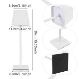 Portable Table Lamp Touch Led Lamp for Home Battery Operated Lamp Outdoor Waterproof Cordless 4000mAh - Image 5
